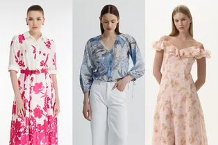 Ромашки, розы и подсолнухи: подборка из 6 летних вещей с цветочным принтом