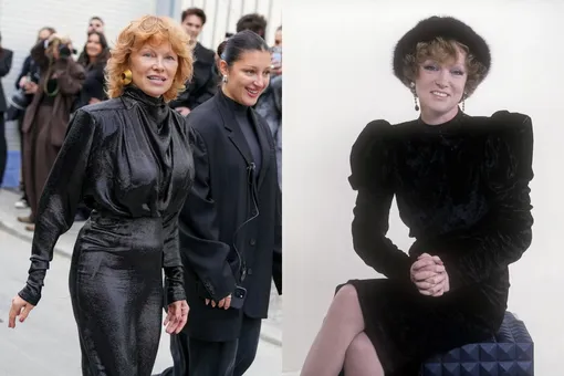 Кудряшки и туфли с бантиком а-ля 80-е: Памела Андерсон «подглядела» образ у Людмилы Гурченко Кудряшки и туфли с бантиком а-ля 80-е: Памела Андерсон «подглядела» образ у Людмилы Гурченко