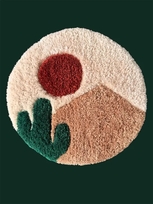 Коврик в стиле tufting Коврик в стиле tufting