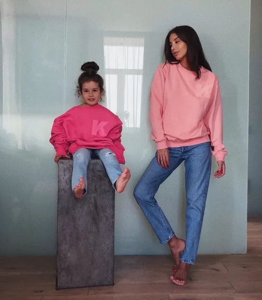 Кети Топурия с дочерью Кети Топурия с дочерью