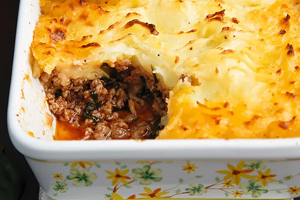 Запеканка по-гречески с бараниной Запеканка по-гречески с бараниной