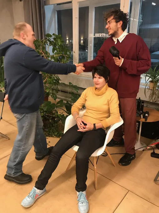 Подопечные фонда Александр и Нина и стилист Армен Асатриан