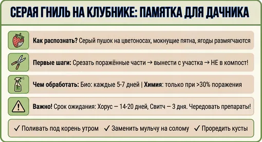 Серая гниль на клубнике: памятка дачника Серая гниль на клубнике: памятка дачника