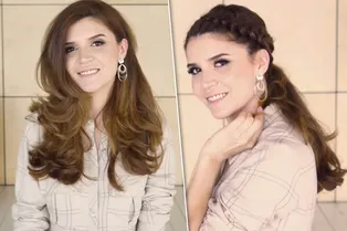 Объемный хвост с двойной косой: мастер-класс блогера Ирины Акопян