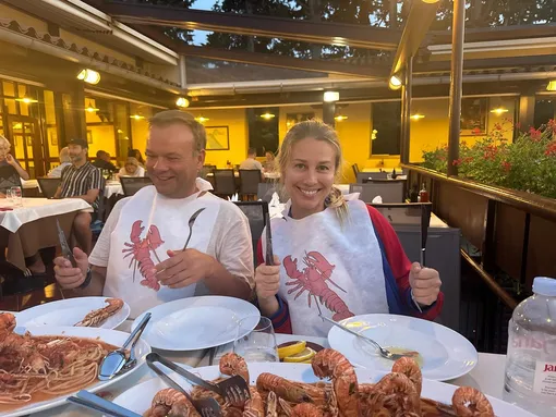 Юлия Беретта с мужем Денисом Преснухиным