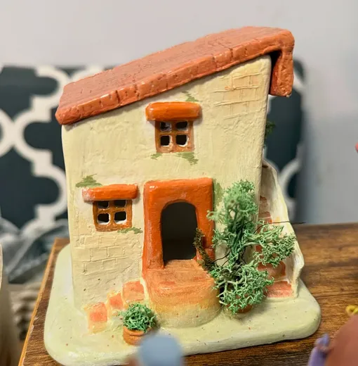 Самозатвердевающая глина домик фото Самозатвердевающая глина домик фото