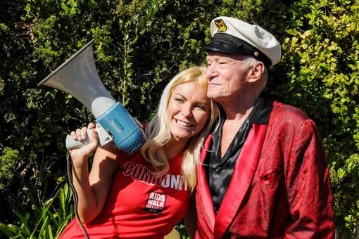 Кристал и Хью поженились в 2012, когда издателю было 86 лет