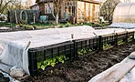 Мини-парник из пластиковых ящиков за копейки: накрываю грядку спанбондом — и редис с салатом растут на 2 недели раньше Мини-парник из пластиковых ящиков за копейки: накрываю грядку спанбондом — и редис с салатом растут на 2 недели раньше