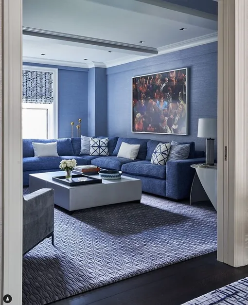 Монохромная гостиная