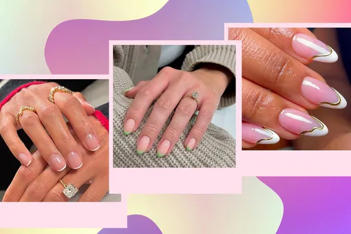 7 отличных вариантов французского маникюра на каждый день с фото