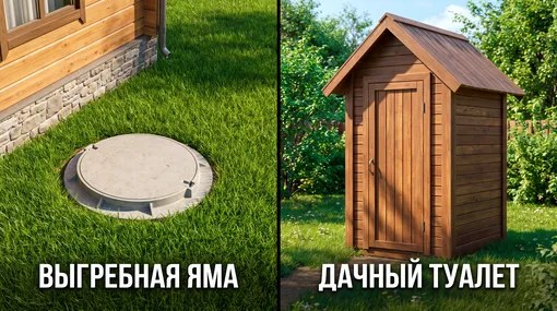 выгребная яма дома и уличный туалет — это не одно и то же выгребная яма дома и уличный туалет — это не одно и то же