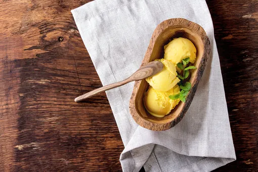 Домашнее банановое мороженое без сахара Домашнее банановое мороженое без сахара