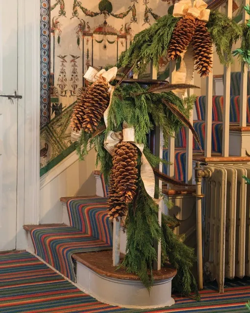 хвойная гирлянда хвойная гирлянда