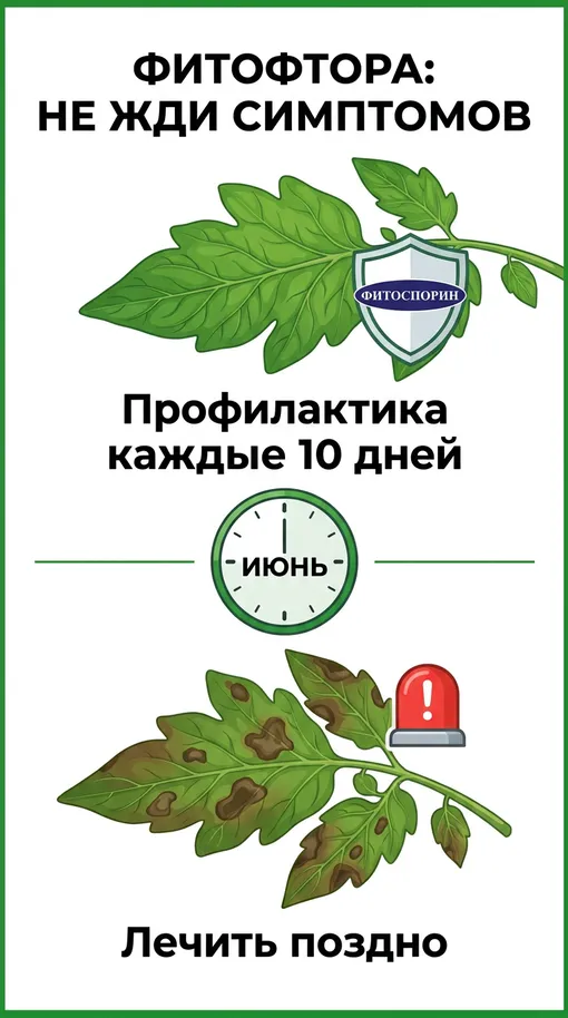 Профилактика фитофторы Профилактика фитофторы