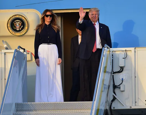 Ещё один образ Мелании Трамп 2025 года Ещё один образ Мелании Трамп 2025 года