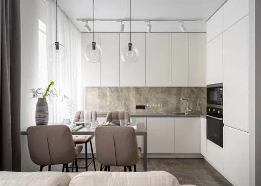 современный кухонный гарнитур в проекте дизайнера