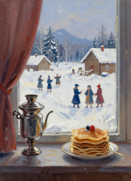 Открытка на Масленицу Открытка на Масленицу