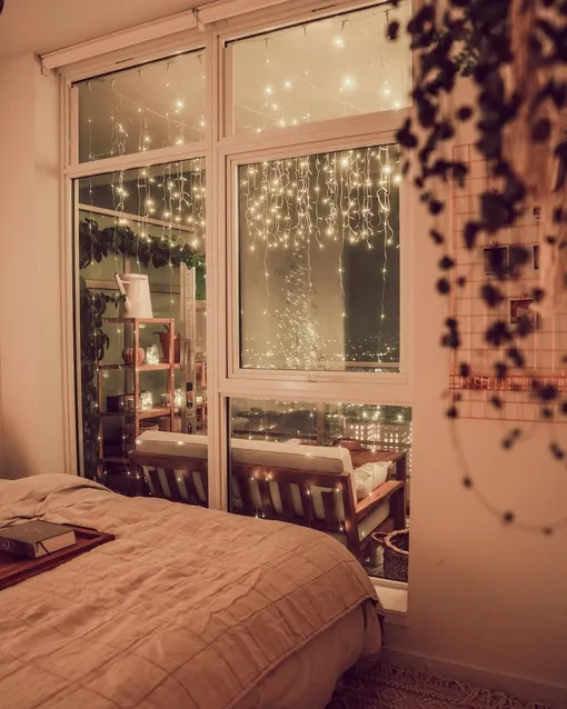 гирлянды на балконе гирлянды на балконе