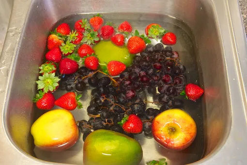 Как мыть фрукты с пищевой содой