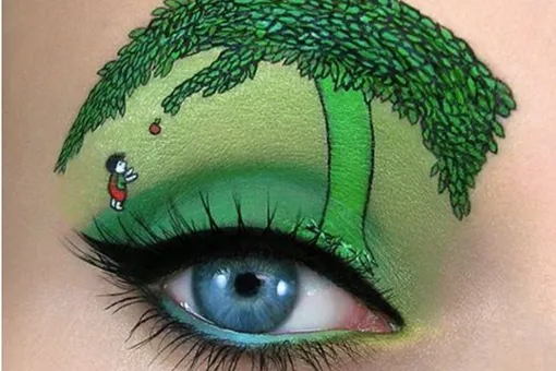 Невероятные миниатюры на глазах и губах. Такого макияжа вы никогда не видели! Невероятные миниатюры на глазах и губах. Такого макияжа вы никогда не видели!