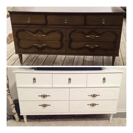 Отреставрированный старый комод