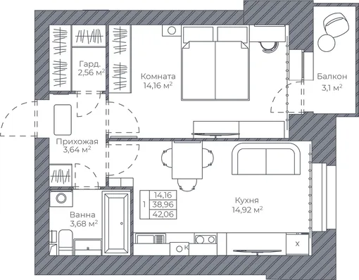 Классическая планировка