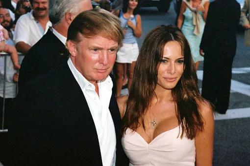 Дональд Трамп и Меланья Кнаусс 1999 год Дональд Трамп и Меланья Кнаусс 1999 год