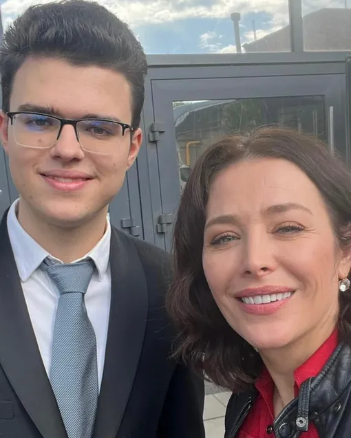 Екатерина Волкова с сыном Богданом