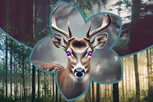 Это не ИИ: как выглядит мунтжак — самый древний олень Это не ИИ: как выглядит мунтжак — самый древний олень