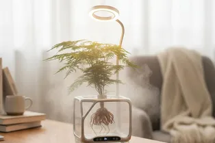 В Китае представили прозрачный горшок для выращивания растений без почвы и полива В Китае представили прозрачный горшок для выращивания растений без почвы и полива