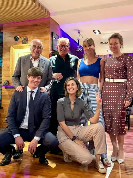 Дмитрий и Полина Дибровы, адвокаты Дмитрия Диброва Александр Добровинский и Дмитрий Шанцер, адвокаты Полины Дибровой Марина Дубровская и Ирина Кузнецова