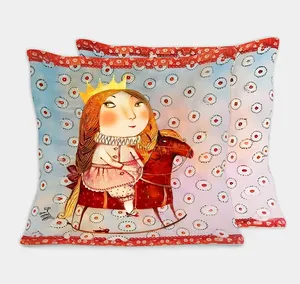 Декоративная подушка «Принцесса на лошадке»,