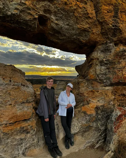 Юлия Барановская с Артёмом