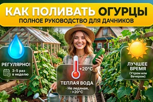 Как поливать огурцы в июне 2026, чтобы они росли как сумасшедшие Как поливать огурцы в июне 2026, чтобы они росли как сумасшедшие