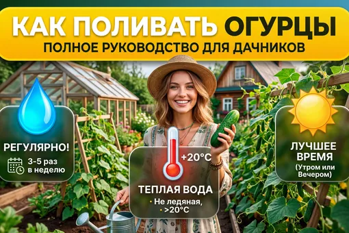 Как поливать огурцы в июне 2026, чтобы они росли как сумасшедшие Как поливать огурцы в июне 2026, чтобы они росли как сумасшедшие