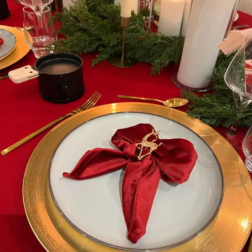 Скатерть на новогодний стол