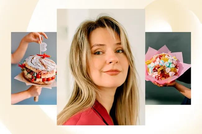 Бургеры, картофель и редкие сорта лука: как я создала студию съедобных букетов. Личный опыт