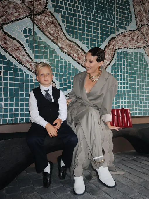 Ксения Собчак с сыном Платоном Виторганом-Собчак Ксения Собчак с сыном Платоном Виторганом-Собчак