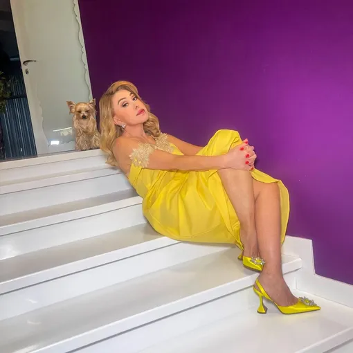 Любовь Успенская и её собака Любовь Успенская и её собака