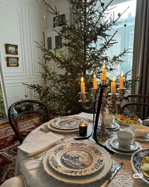 Свечи на новогодний стол