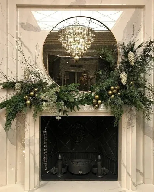 украшение дома к Новому году