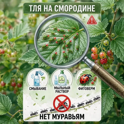 Тля на смородине Тля на смородине