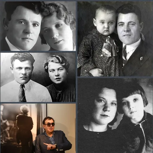 Родители Людмилы Гурченко. Коллаж архивных фото