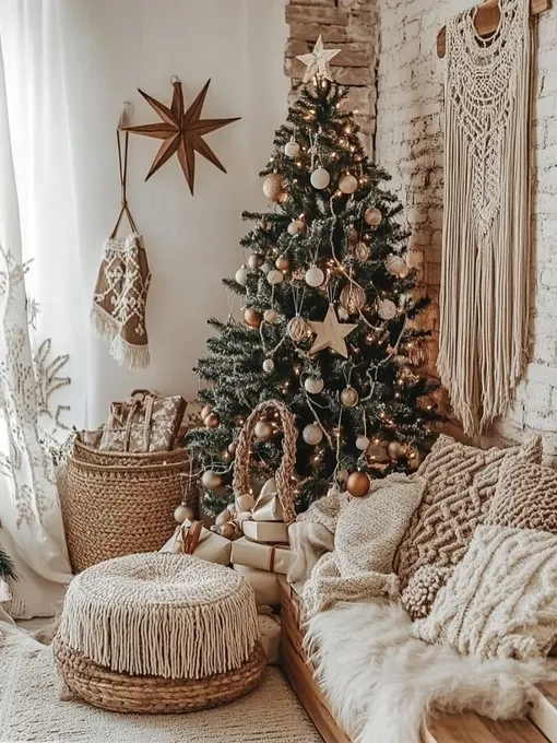 елка в стиле бохо