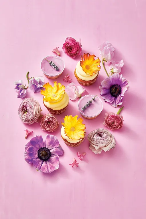 Кексы с лавандовым ароматом, морковно-ананасовые кексы Кексы с лавандовым ароматом, морковно-ананасовые кексы