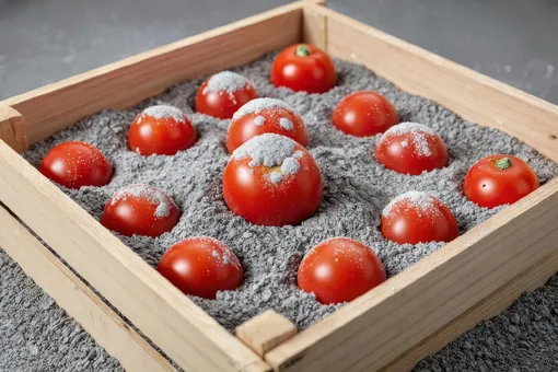 Как хранить помидоры до Нового года: старинный метод с помощью золы