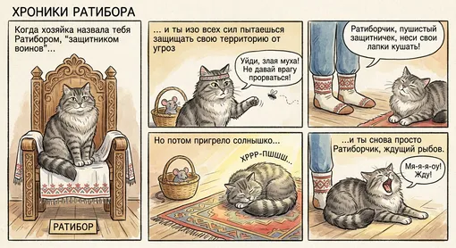 комикс про кота комикс про кота