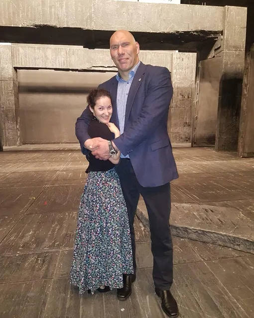 Николай Валуев с женой Галиной. Архивное фото