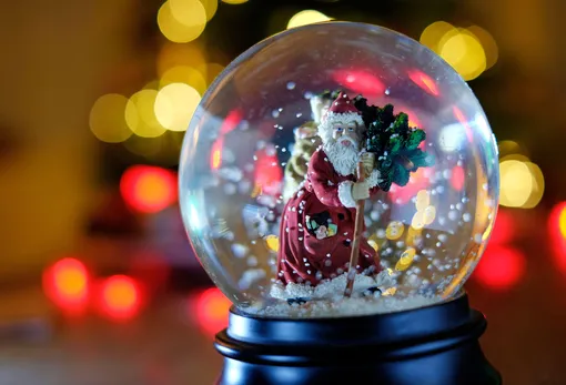 Снежные сцены в банке