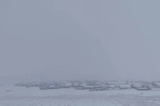 Кадры первого снега в России публикуют в Сети